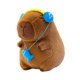 thumbnail image 5 of Muñeco de peluche de capibara, juguete de peluche de capibara, decoración del hogar para niños y niñas Auriculares establecidos, 5 of 9