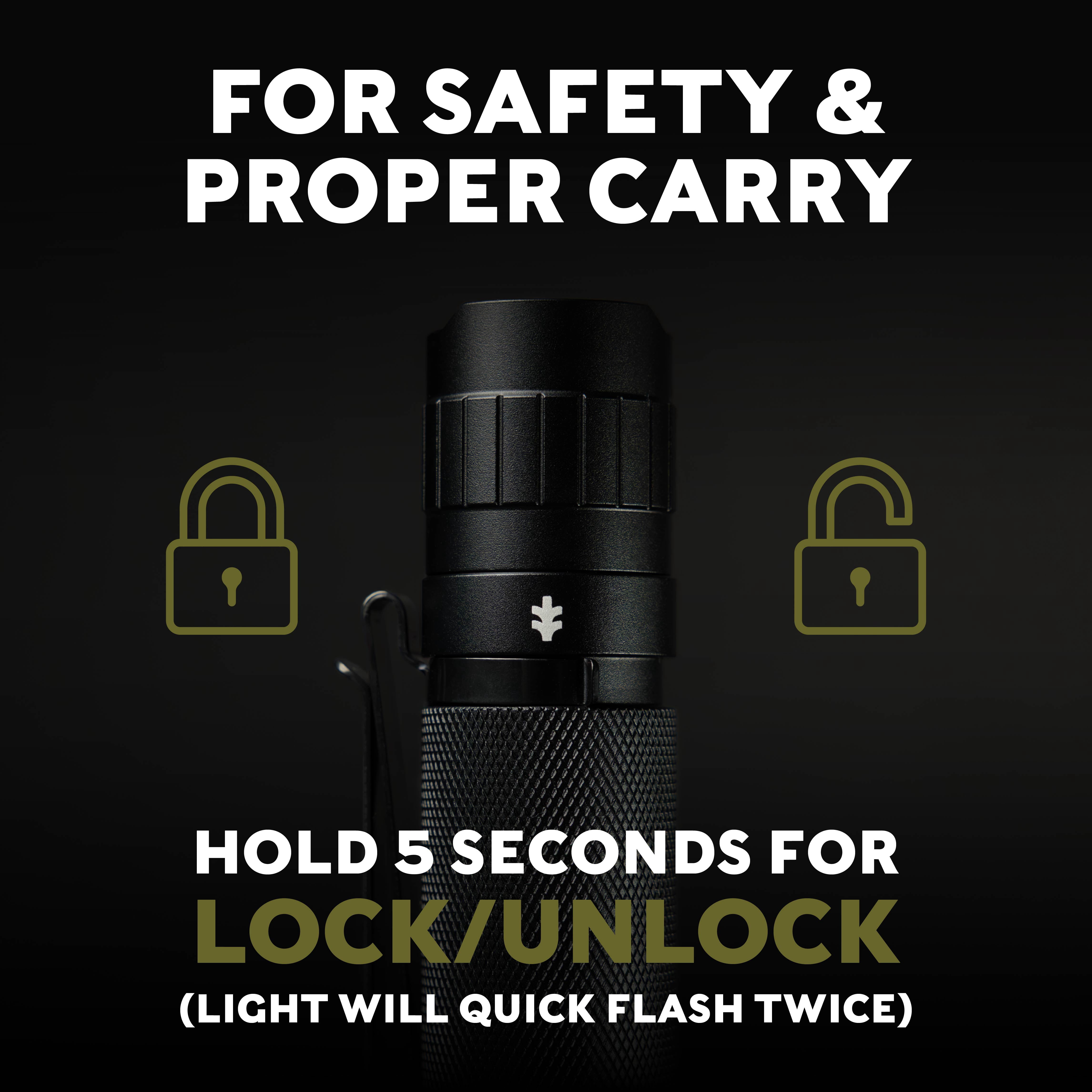 Swiss Tech TAKTISCH 2500LM Rechargeable Tactical LED Flashlight, Waterproof Aluminum