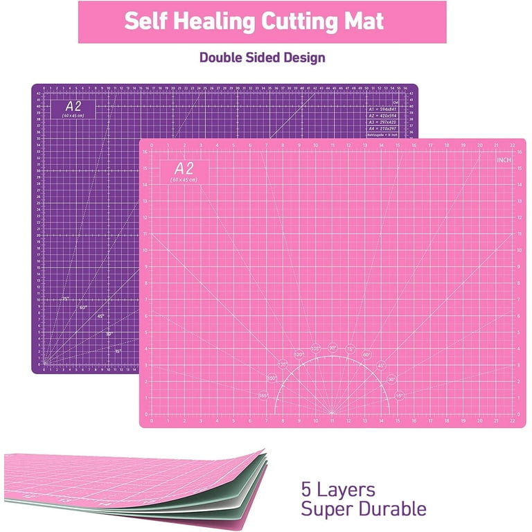 Self Healing Sewing Mat For Crafts, 12 X 18 Double Sided Craft Mat Fabric  Rotary Cutting Mat Cutting Board For Scrapbooking, Quilting, Sewing, Craf
