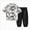 E122-Black, variant on Boys 2-Piece Outfits 6-12 Months 12-24 Months 2t 3t 4t 5t 6t 7t Children Children'S Short Sleeve Set Cotton Summer New Boys Clothing Sets,Boys Cotton Summer Set(Black,7-8 Years)
