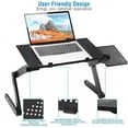 thumbnail image 5 of 360° Adjustable Foldable Laptop Stand Table Lap Sofa Bed Tray PC Notebook Desk, 5 of 9