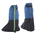 thumbnail image 3 of Un par de zapatos que cubren botas polainas botas antideslizantes impermeables azules polainas con tira reflectante para senderismo talla XL YUNYI BRAND  Deportes, 3 of 8