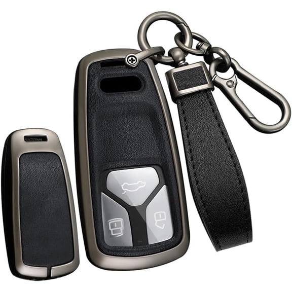 for Audi Key Fob Cover Metal Key Case Cover Protector Fit For Audi A4 Q7 Q5 TT A3 A6 SQ5 R8 S5 Smart Key Cover