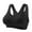 Black, variant on Elainilye Fashion Sports Bras for Women Thin High-strength Shockproof Bra Wireless Sports Bra Yoga Running Fitness Bra,Black