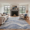 thumbnail image 7 of GENIMO 2'x3' Area Rug, Washable Non Slip Soft Modern Abstract Indoor Door Mat for Entryway Kitchen Laundry Room, Dusty Blue, 7 of 7