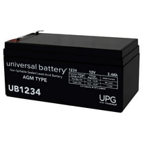 12V 3.4Ah Replacement Battery Compatible with UB1234 BP3-12 ES3-12 PW1203