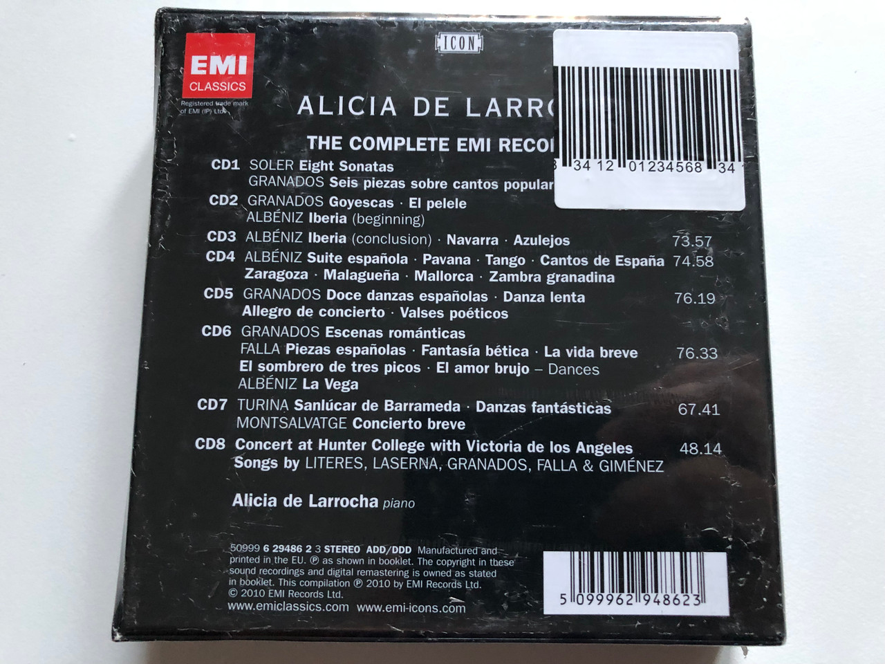 Alicia de Larrocha Complete EMI 8CD｜Global.egi.edu.kz