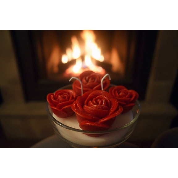 Red Roses Scented Candle