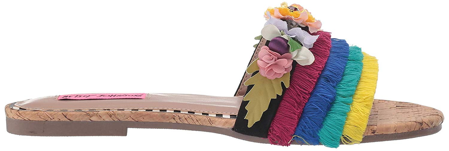 betsey johnson bloomer flat sandals