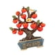 thumbnail image 5 of Estatua de árbol de manzana, adorno de escritorio, centro de mesa, figura decorativa para Azul, 5 of 9