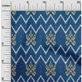 thumbnail image 1 of oneOone Viscose Chiffon Fabric Paisley & Chevron Ikat Decor Fabric Printed BTY 42 Inch Wide, 1 of 4