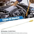 thumbnail image 2 of Unique Bargains Engine Oil Dipstick Engine Oil Fluid Level Dipstick for Ford Taurus 3.0L V6 2002-2006 No.5L8Z6750AA, 2 of 7