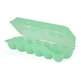 thumbnail image 5 of Tuff Stuff TS-ETS12 Reusable Carrier Washable Storage Container Empty Plastic Chicken Egg Carton Tray with Lid, 12 Eggs, Green, 5 of 9