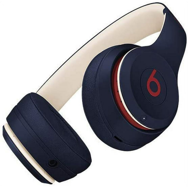Restored Beats Solo3 Wireless On Ear Headphones Beats Club Collection Club Navy Refurbished