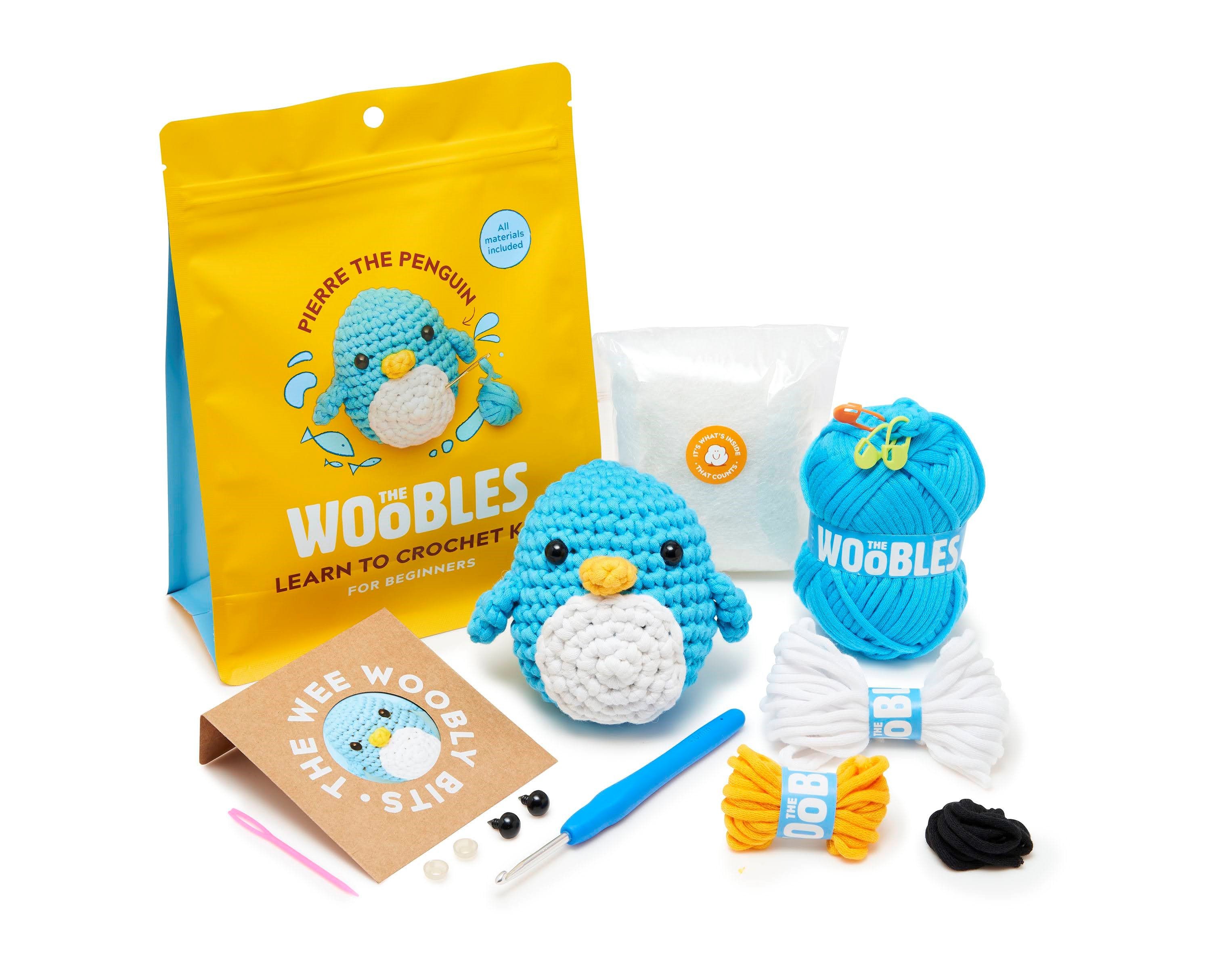 The Woobles Beginner Crochet Amigurumi Kit, Penguin photo 1