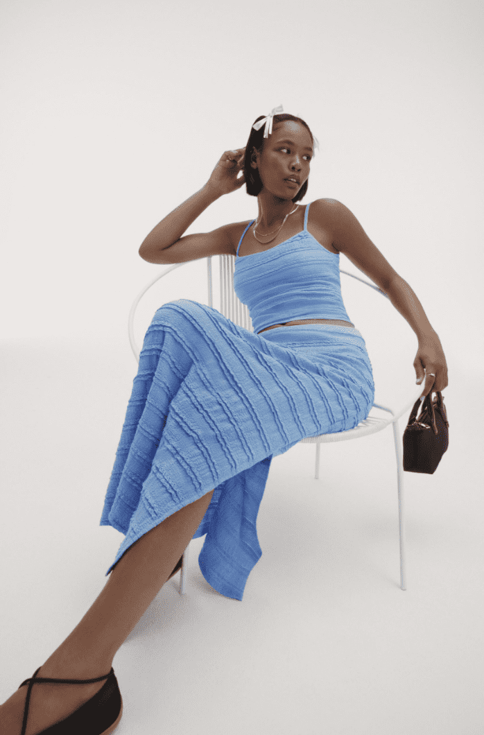 No Boundaries Ruffle Cami and Maxi Skirt Set, 2-Piece, Sizes XS-4X