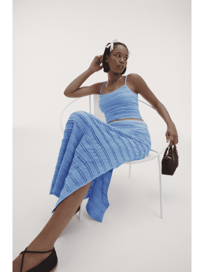 No Boundaries Ruffle Cami and Maxi Skirt Set, 2-Piece, Sizes XS-4X