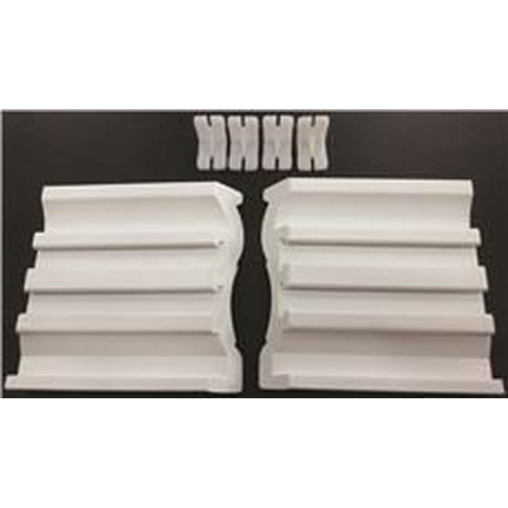 DESIGNERS TOUCH VALANCE RETURN & VALANCE RETURN CLIP FOR 2 IN. FAUX
