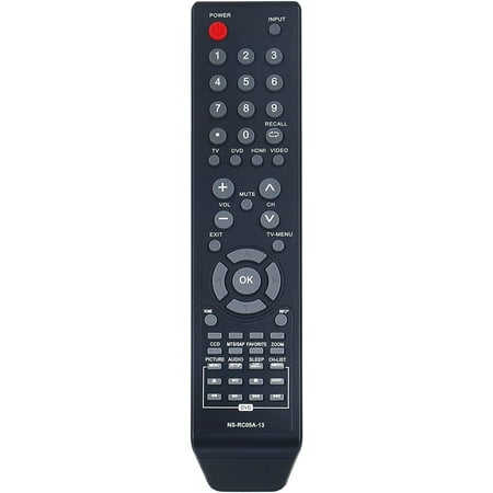 NS-RC05A-13 Replaced Remote Fit for Insignia LCD TV DVD Combo NS-19ED200NA14 NS-24ED200NA14 NS-24LD120A13 NS-24LD100A13 NS-29LD120A13 NS-32LD120A13 NS-28ED200NA14 NS32LD120A13