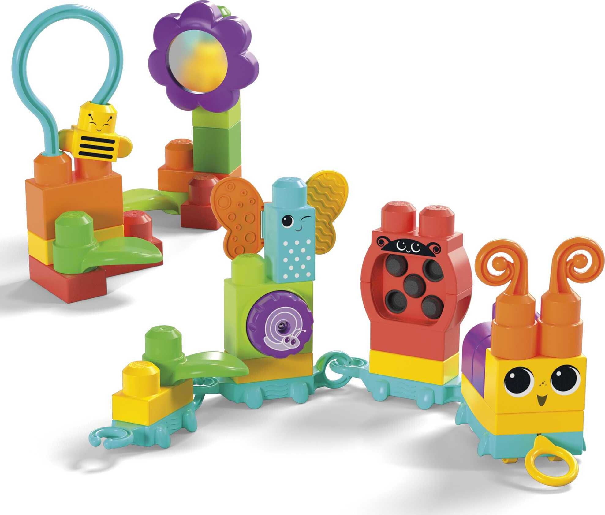 MEGA BLOKS Fisher-Price Sensory Toy Blocks Move n Groove