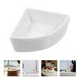thumbnail image 2 of Mersess Hamster Triangular Ceramic Small Dishes for Rabbit and Water Bowl for Mouse Guinea White, 2 of 11