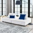 thumbnail image 1 of Modway Saunter Causeuse 2 Pcs en Tissu Capitonné Tissu en Blanc, 1 of 6