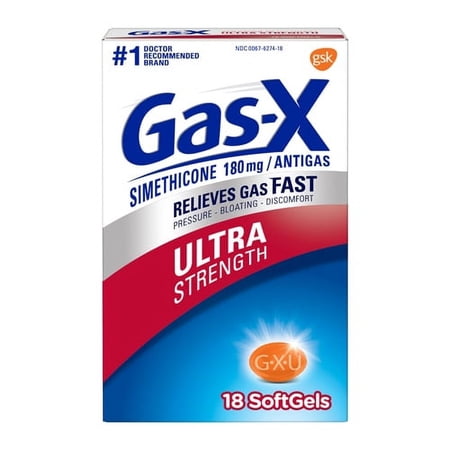 Gas X Ultra Strength Antigas Softgels - 18 Softgels