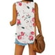 thumbnail image 4 of Camiseta sin mangas con estampado de mujer a la moda de verano, camisetas informales sin mangas Pompotops lopia995595, 4 of 6