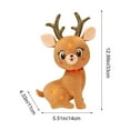 thumbnail image 3 of Gqtwoy Night Deer Furry Toy Doll, Cute Deer Pillow, Christmas Holiday Gift, Soft Plush Toy for Indoor Decor, Birthday Gifts, Festive Decor, Collectible Deer Plush, 3 of 6