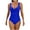 Blue, variant on Ersazi One Piece Bathing Suit for Women Women's Swimsuit Women's Solid Color Belly Cover Hard Back Bikini Modest Swimsuits for Women Army Green Xxl