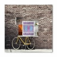 thumbnail image 1 of Bicycle Bandana, Retro Bicycle on Wall, Unisex Head and Neck Tie, by Ambesonne, 1 of 2