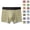 Dark Green, variant on Men's Boxer Briefs Funny Black Spot Print Underpants Lightweight Soft Breathable Underwear for Daily Wear L