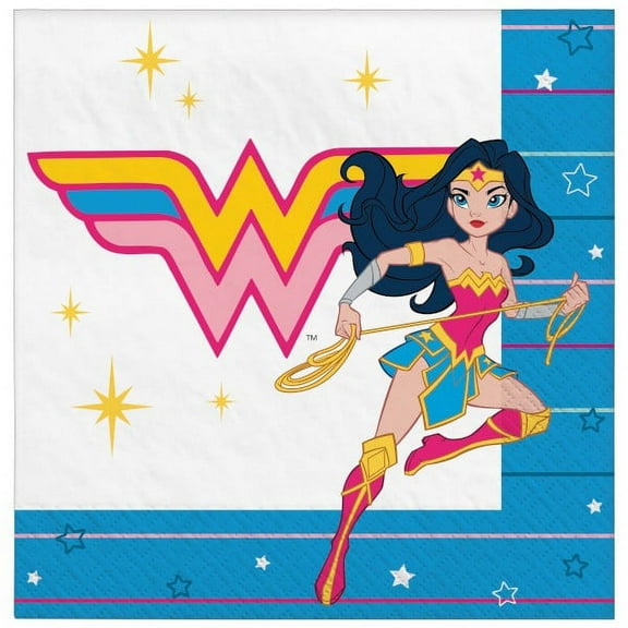 Young DC Wonder Woman Lunch Napkins (16ct)