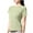 Green, variant on Mlzmgr Athletic T Shirts for Women Stretchy Fitness Short Sleeve Womens Summer Tops Tennis Basketball Running Gym Shirts