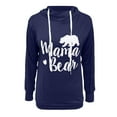 thumbnail image 4 of Casual Women's Hoodless Sweatshirt With Drawstring Printed Design For Everyday Wear In Fall And Winter Versatile Style Paired With Pants Or Skirts Basic Layering Piece, 4 of 6