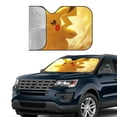 thumbnail image 4 of Windshield Sun Shade Foldable Car Front Window Sunshade For Car Suv Trucks Vans - Best Heat Shield Blocker Visor Cover Blocks Uv Rays And Keeps Your Vehicle Cool-Medium, 4 of 5