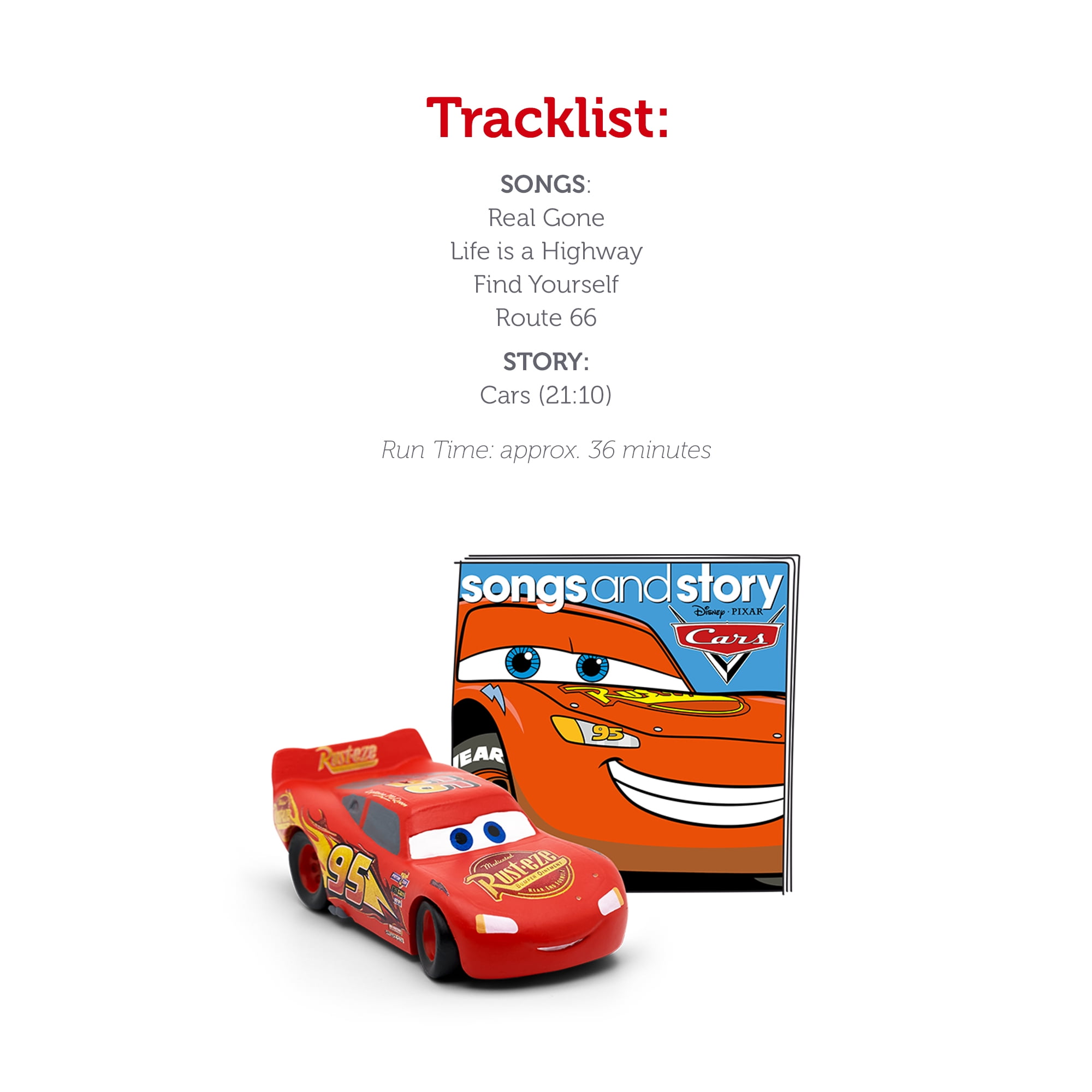 Tonies Lightning McQueen Audio Play Figurine from Disney and Pixar's Cars 