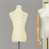 OHOIOLLA 1Pack Golden Lace Cover for Female Dress Store Model Display