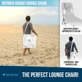 thumbnail image 5 of Ostrich Chaise Lounge, Facedown Beach Camping Pool Tanning Chair, White, 5 of 7