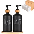 thumbnail image 1 of Con bandeja, dispensador de champú, loción y jabón de manos para encimera de cocina, 1 of 5