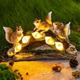 thumbnail image 2 of Estatua de ardilla Gloria impermeable luces LED Decoración jardín, 2 of 8