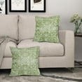 thumbnail image 5 of Lime Green Boho Throw Pillow Covers 18x18 Inch Bohemian Carpet Ethnic Decorative Square Pillow Cases Bohemian Carpet Ethnic Cushion Covers Farmhouse Home Decor for Sofa Couch Outdoor Set of 2, 5 of 6