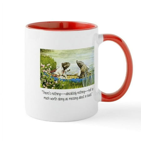 

CafePress - Wind In The Willows Inspirational Mug Mugs - 11 oz Ceramic Mug - Novelty Coffee Tea Cup
