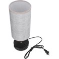 thumbnail image 3 of Lámpara de escritorio regulable de 3 vías con puerto USB A y tipo C, lámpara de mesita de noche de carga con  táctil para sala de estar y dormitorio (gris), 3 of 9