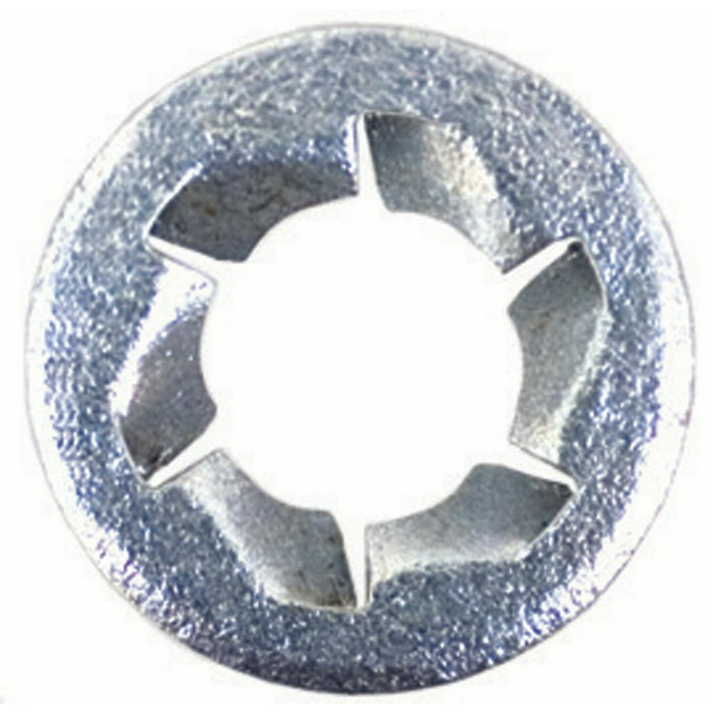 100 1/2" Pushnut Bolt Retainer 15/16" O.D. Zinc