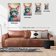 thumbnail image 5 of Hippie Devon Rex Portrait oil painting Watercolor Tie-dye Vintage Vertical Matte Canvas Poster Cat Lover Kitten Owner Gifts Wall Art Home Decor - 00015, 5 of 5