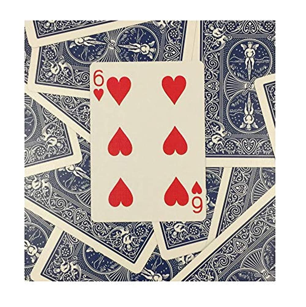 rock ridge one way forcing deck for magic tricks, blue bicycle 6 of hearts  - Walmart.com