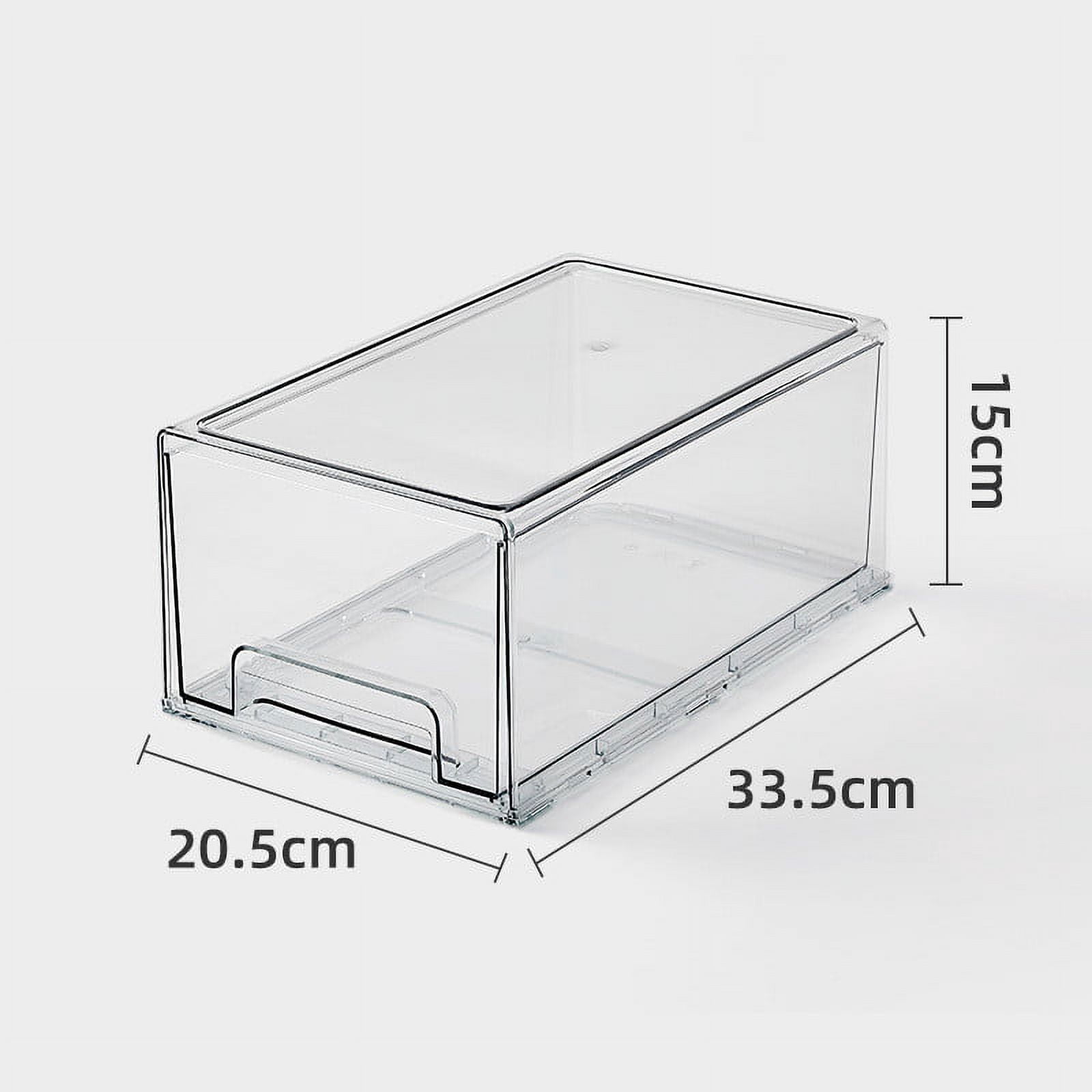 Yika Kitchen Refrigerator Storage Box, Drawer Type Preservation Box, Refrigerator Multi-layer Food Sorting Box