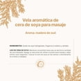 thumbnail image 3 of Vela De Soya Aromática B Life | 600 g | Aroma Madera De Oud | Duración 120 Horas | Cera Para Masaje., 3 of 8