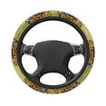 thumbnail image 2 of Lsque Pikmin Pattern Elastic Stretch Steering Wheel Cover,Universal 15 inch, Microfiber Breathable Ice Silk, Anti-Slip, Odorless, Easy Carry, 2 of 7